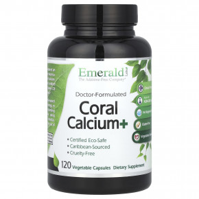 Emerald Laboratories, Coral Calcium +, 120 растительных капсул в Москве - eco-herb.ru | фото