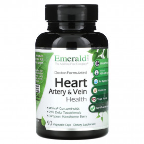 Emerald Laboratories, Heart, Artery & Vein Health, 90 растительных капсул в Москве - eco-herb.ru | фото