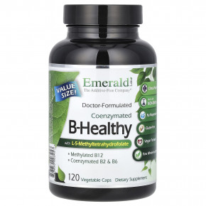 Emerald Laboratories, Коферментный витамин B-Healthy с L-5-метилтетрагидрофолатом, 120 растительных капсул в Москве - eco-herb.ru | фото