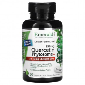 Emerald Laboratories, Quercetin Phytosome+, 250 mg, 60 Vegetable Caps в Москве - eco-herb.ru | фото