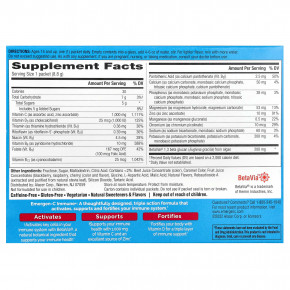 Emergen-C, Immune+, витамин C, витамин D и цинк, малина, 30 пакетиков по 8,8 г (0,31 унции) в Москве - eco-herb.ru | фото