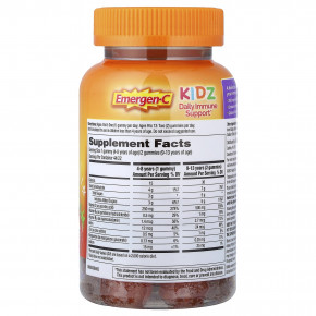 Emergen-C, Kidz, ежедневная жевательная добавка для поддержки иммунитета, со вкусом ягод, 44 жевательных таблетки в Москве - eco-herb.ru | фото