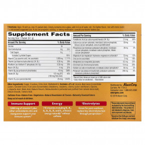 Emergen-C, витамин C, малина, 30 пакетиков, 9,1 г (0,32 унции) каждый в Москве - eco-herb.ru | фото