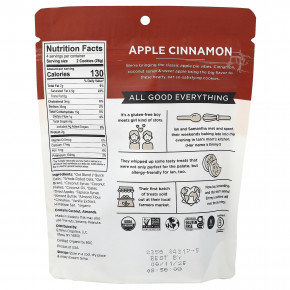 Emmy's Organic Cookies, Trail Cookies, запеченные овсяные лакомства, яблоко и корица, 113 г (4 унции) в Москве - eco-herb.ru | фото