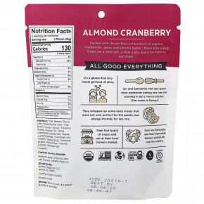 Emmy's Organic Cookies, Trail Cookies, запеченные овсяные лакомства, миндаль и клюква, 113 г (4 унции) в Москве - eco-herb.ru | фото