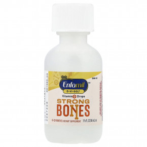 Enfamil, D-Vi-Sol®, витамин D в каплях, для крепких костей, для детей 0–12 месяцев, 50 мл (1,66 жидк. унции) в Москве - eco-herb.ru | фото