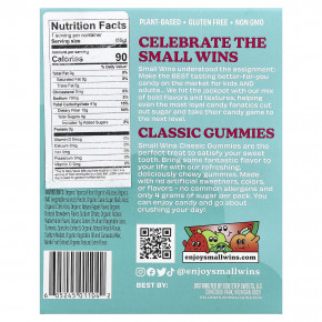 Enjoy Small Wins, жевательные таблетки, классический набор, персик, клубника, зеленое яблоко, арбуз, лайм, 6 пакетиков по 50 г (1,8 унции) в Москве - eco-herb.ru | фото