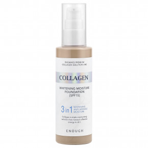 Enough, Collagen, отбеливающая увлажняющая основа, SPF 15, № 13, 100 мл (3,38 жидк. унц.) в Москве - eco-herb.ru | фото