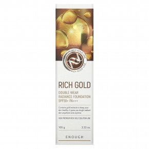 Enough, Rich Gold, тональная основа Double Wear Radiance SPF50 + PA +++, № 13, 100 г (3,53 унции) в Москве - eco-herb.ru | фото