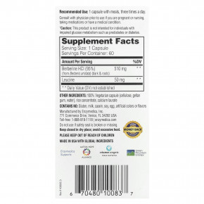 Enzymedica, берберин, 60 капсул направленного действия в Москве - eco-herb.ru | фото