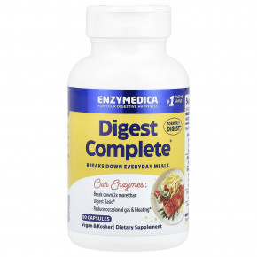 Enzymedica, Digest Complete®, 90 капсул - описание | фото