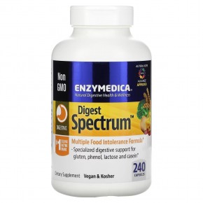 Enzymedica, Digest Spectrum, 240 капсул - описание