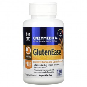 Enzymedica, GlutenEase, 120 капсул - описание