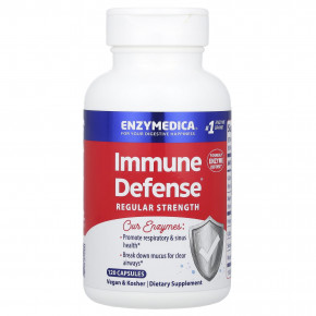 Enzymedica, Immune Defense®, с обычной силой действия, 120 капсул - описание | фото