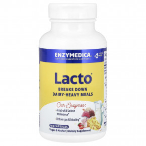 Enzymedica, Lacto®, 180 Capsules в Москве - eco-herb.ru | фото