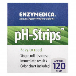 Enzymedica, pH-Strips, pH-полоски, прибл. 120 тестов в Москве - eco-herb.ru | изображение Enzymedica, pH-Strips, pH-полоски, прибл. 120 тестов в Москве - eco-herb.ru | фото