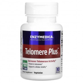 Enzymedica, Telomere Plus, 30 капсул в Москве - eco-herb.ru | фото