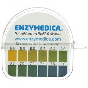 Enzymedica, тест-полоски для определения уровня pH, 16-футовая катушка в Москве - eco-herb.ru | фото