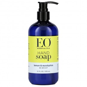 EO Products, мыло для рук, с бодрящим лимоном и эвкалиптом, 355 мл (12 жидк. унций) в Москве - eco-herb.ru | фото