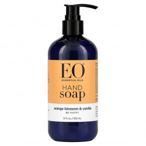 EO Products, мыло для рук, бодрящее, с ароматом апельсина и ванили, 355 мл (12 жидк. унций) в Москве - eco-herb.ru | фото