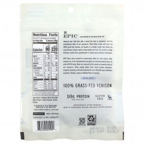 Epic Bar, Bites, оленина с кусочками говядины, 70 г (2,5 унции) в Москве - eco-herb.ru | фото