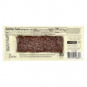 Epic Bar, Говяжий батончик, неотложный бекон + яблоко, 37 г (1,3 унции) в Москве - eco-herb.ru | фото