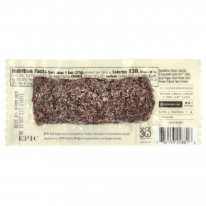 Epic Bar, Venison Sea Salt + Pepper Bar, 1.3 oz (37 g) в Москве - eco-herb.ru | фото