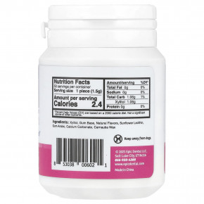 Epic Dental, ксилитол, жевательная камедь, без сахара, 50 шт. в Москве - eco-herb.ru | фото