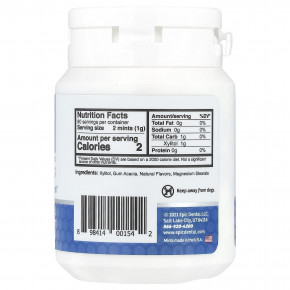 Epic Dental, ксилитол, перечная мята, без сахара, 180 шт. в Москве - eco-herb.ru | фото