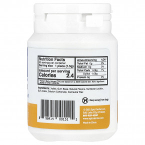 Epic Dental, ксилитоловая камедь, без сахара, свежие фрукты, 50 шт. в Москве - eco-herb.ru | фото