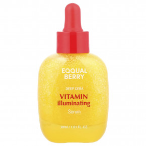 EQQUALBERRY, Deep Cera, сыворотка с витаминами для осветления кожи, 30 мл (1,01 жидк. унции) - описание | фото