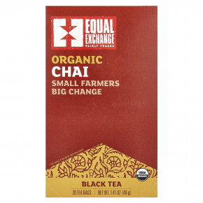 Equal Exchange, органический черный чай, 20 чайных пакетиков, 40 г (1,41 унции) (Товар снят с продажи) в Москве - eco-herb.ru | изображение Equal Exchange, органический черный чай, 20 чайных пакетиков, 40 г (1,41 унции) (Товар снят с продажи) в Москве - eco-herb.ru | фото