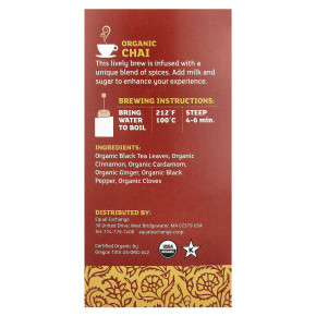 Equal Exchange, органический черный чай, 20 чайных пакетиков, 40 г (1,41 унции) (Товар снят с продажи) в Москве - eco-herb.ru | изображение Equal Exchange, органический черный чай, 20 чайных пакетиков, 40 г (1,41 унции) (Товар снят с продажи) в Москве - eco-herb.ru | фото