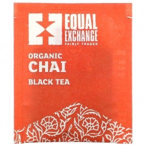Equal Exchange, Органический черный чай с чаем, 20 чайных пакетиков, 40 г (1,41 унции) в Москве - eco-herb.ru | фото