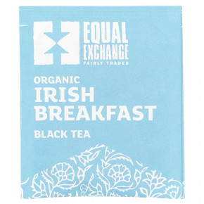 Equal Exchange, органический ирландский завтрак, черный чай, 20 чайных пакетиков, 40 г (1,41 унции) в Москве - eco-herb.ru | фото