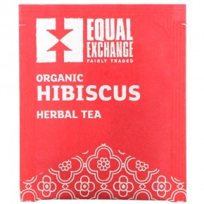 Equal Exchange, Органический травяной чай из гибискуса, без кофеина, 20 чайных пакетиков, 40 г (1,41 унции) в Москве - eco-herb.ru | фото