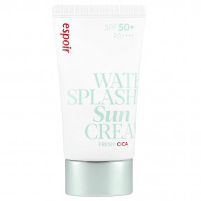 Espoir, Water Splash Sun Cream, Fresh Cica, SPF50 + PA ++++, 60 мл в Москве - eco-herb.ru | фото