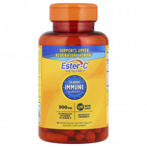 EsterC, Поддержка иммунитета на 24 часа, 90 вегетарианских таблеток в Москве - eco-herb.ru | фото