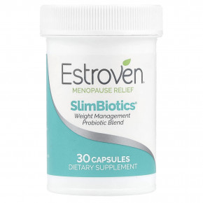 Estroven, Menopause Relief, смесь пробиотиков SlimBiotics® для контроля веса, 30 капсул в Москве - eco-herb.ru | фото