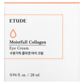 ETUDE, Moistfull Collagen, крем для кожи вокруг глаз, 28 мл (0,94 жидк. Унции) в Москве - eco-herb.ru | фото