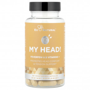Eu Natural, My Head!, пиретрум и витамины группы B, 60 вегетарианских капсул - описание | фото