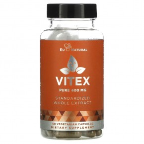 Eu Natural, Vitex, 400 мг, 60 вегетарианских капсул в Москве - eco-herb.ru | фото
