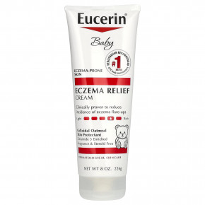 Eucerin, детский крем для уменьшения проявлений экземы, без отдушки, 226 г (8 унций) - описание