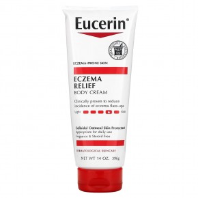 Eucerin, Eczema Relief Body Cream, Fragrance Free, 14 oz (396 g) в Москве - eco-herb.ru | фото