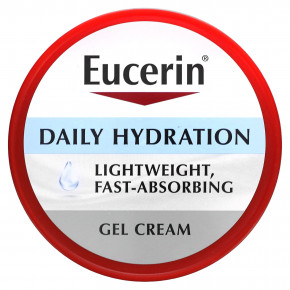 Eucerin, Ежедневный увлажняющий гель-крем, без отдушек, 340 г (12 унций) в Москве - eco-herb.ru | фото