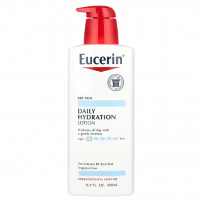 Eucerin, ежедневный увлажняющий лосьон, без отдушки, 500 мл (16,9 жидк. унции) в Москве - eco-herb.ru | фото