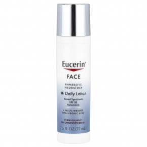 Eucerin, Face, ежедневный лосьон для иммерсивного увлажнения, SPF 30, 75 мл (2,5 жидк. унц.) в Москве - eco-herb.ru | изображение Eucerin, Face, ежедневный лосьон для иммерсивного увлажнения, SPF 30, 75 мл (2,5 жидк. унц.) в Москве - eco-herb.ru | фото