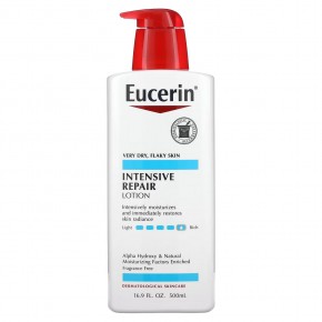 Eucerin, Интенсивное восстановление, Насыщенный лосьон, Без отдушек, 16,9 ж. унц.(500 мл) в Москве - eco-herb.ru | фото