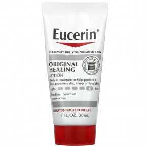 Eucerin, Original Healing Lotion, без отдушек, 30 мл (1 жидк. Унция) - описание