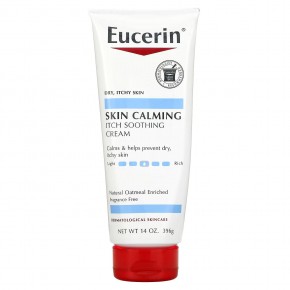 Eucerin, Успокаивающий крем, для сухой, раздраженной кожи, без отдушек, 396 г (14 унций) - описание